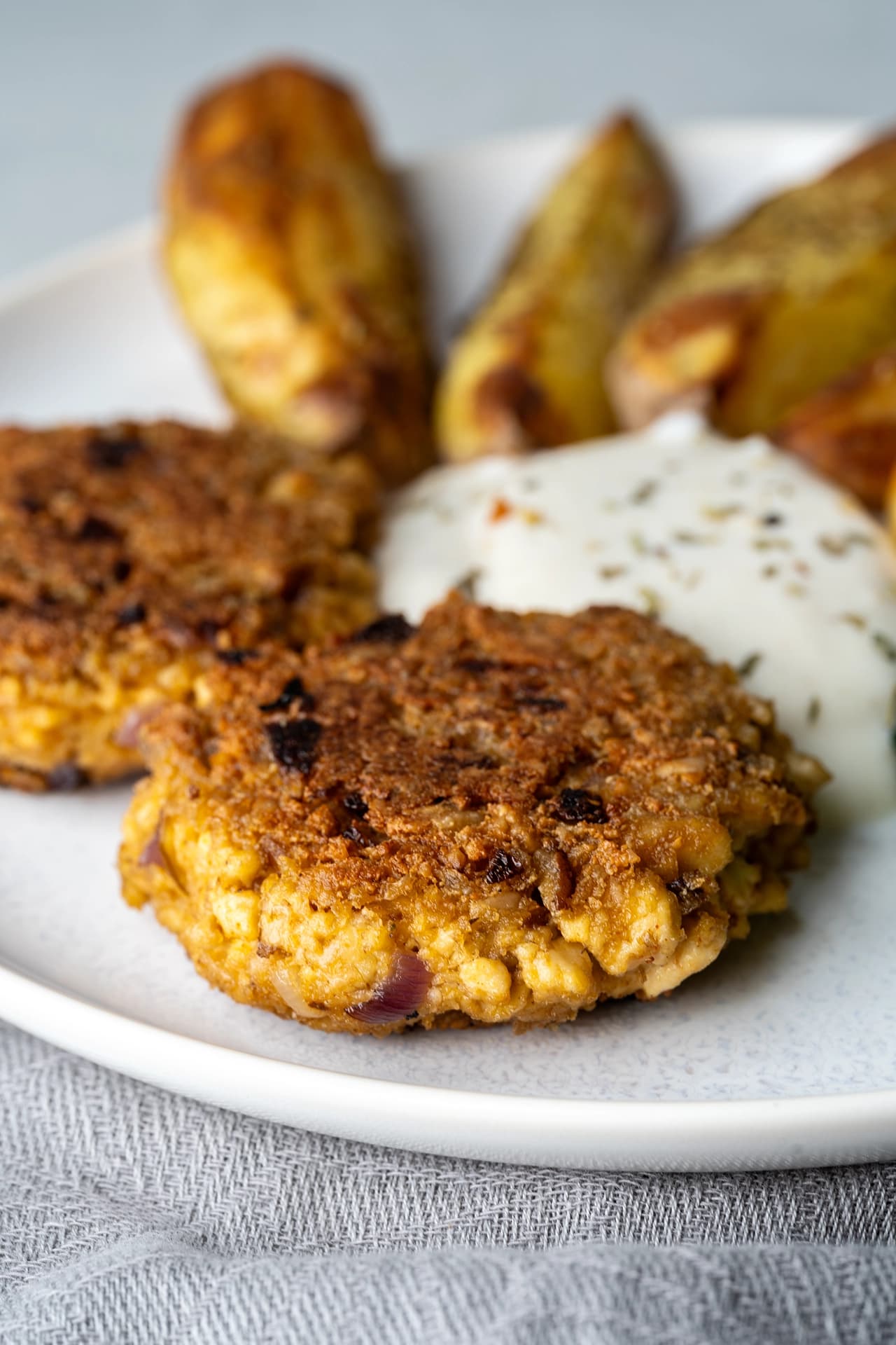 Vegane Frikadellen aus Tofu