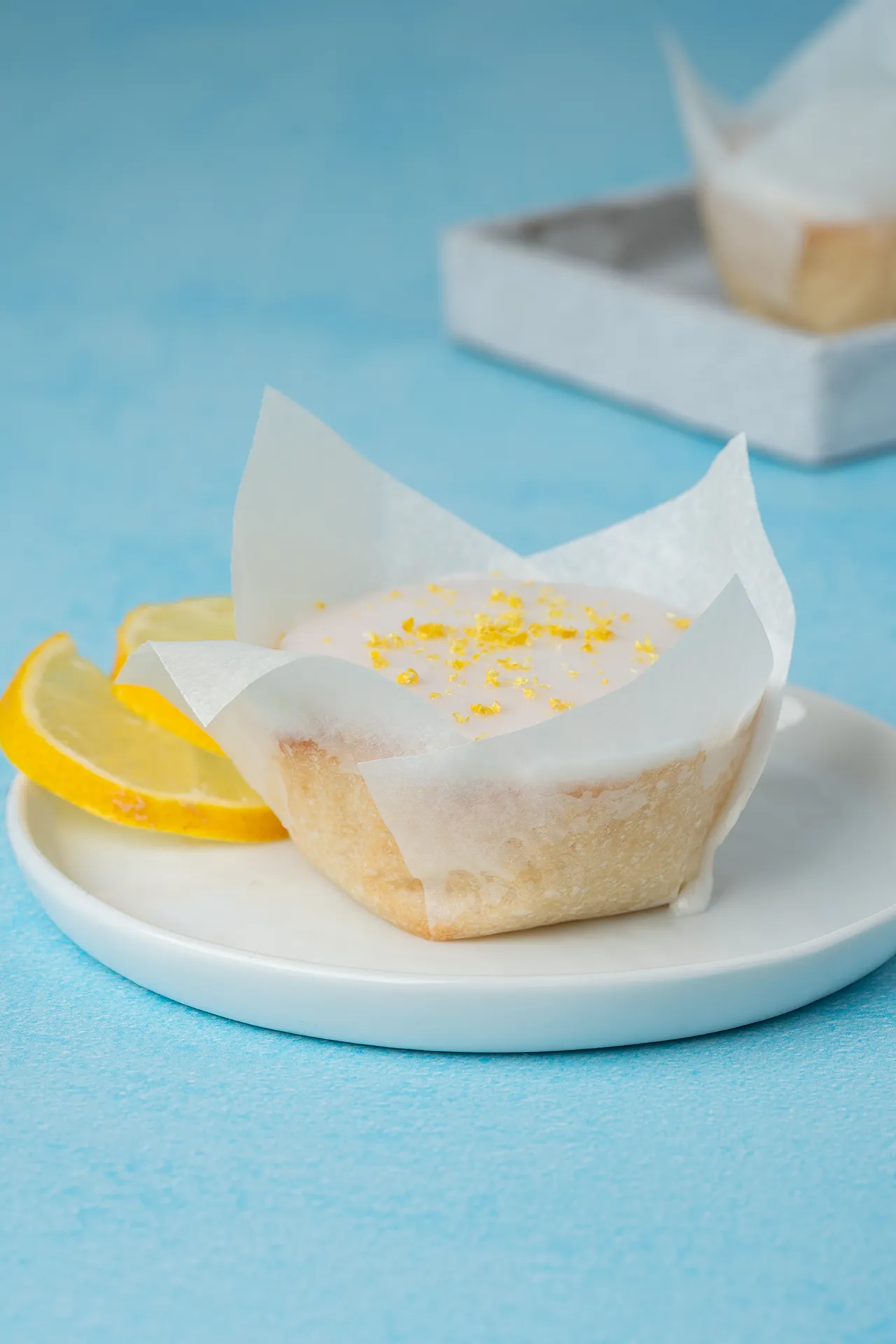 Luftige Zitronenmuffins (vegan)